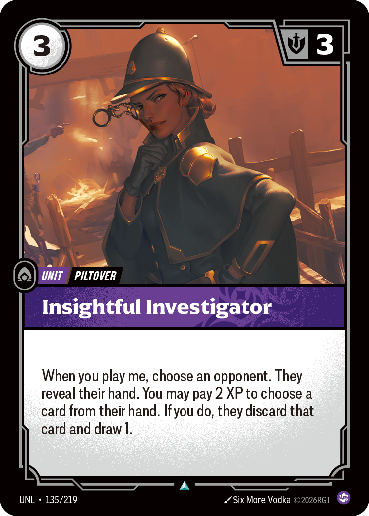 Insightful Investigator (UNL-135/219) [Riftbound: Unleashed]