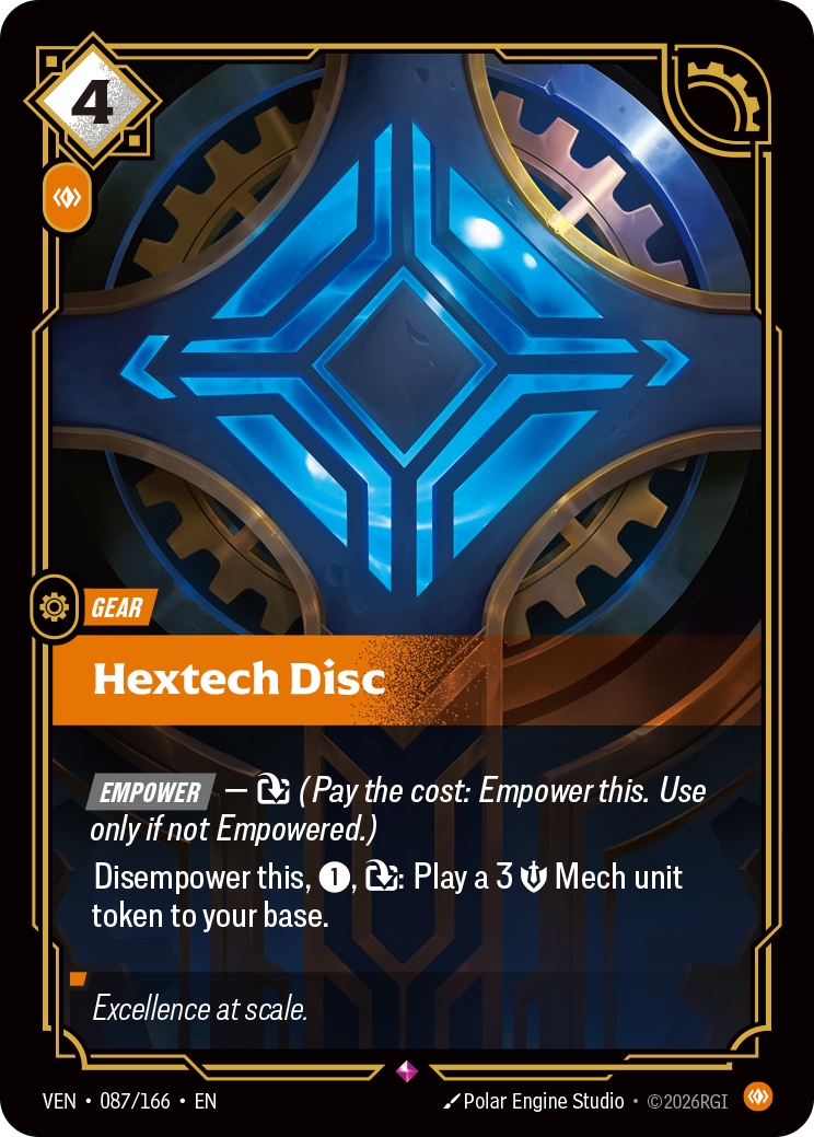 Hextech Disc (VEN-087/166) [Riftbound: Vendetta]
