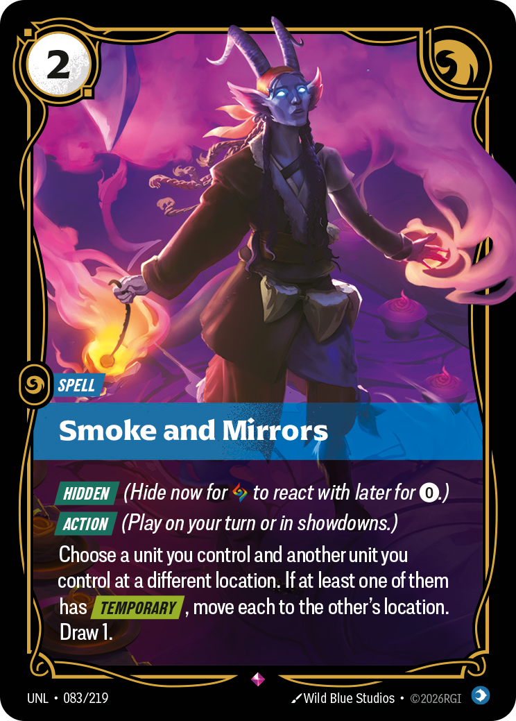 Smoke and Mirrors (UNL-083/219) [Riftbound: Unleashed]