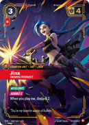 Jinx, Demolitionist (Overnumbered) (VEN-168/166) [Riftbound: Vendetta]