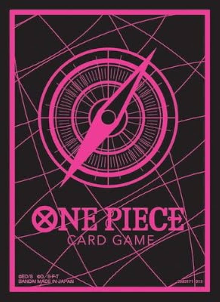 One Piece CG Sleeves Set 6 - Pink Logo
