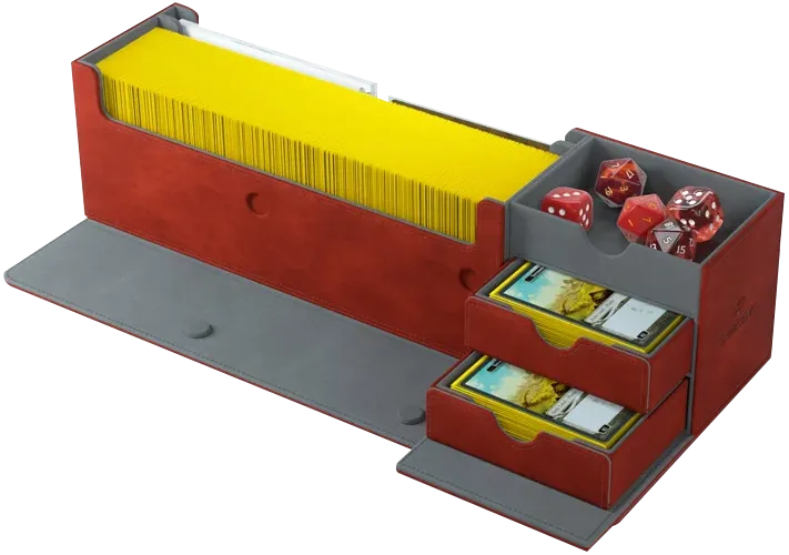 Gamegenic - Card Storage: Lair 400+ - Red - Storage Box