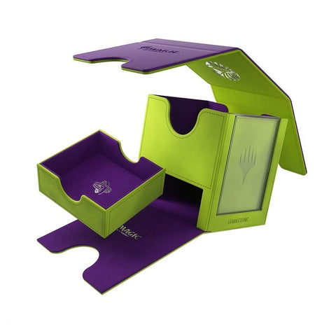 Gamegenic - Magic The Gathering: Secrets of Strixhaven - Sidekick Pro 100+ XL: Witherbloom (Purple/Green) - Deck Box