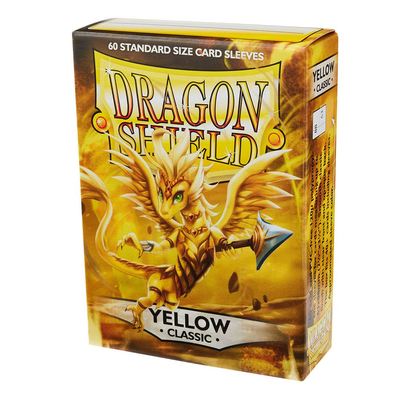 Dragon Shield: Standard 60ct Sleeves - Yellow (Classic)