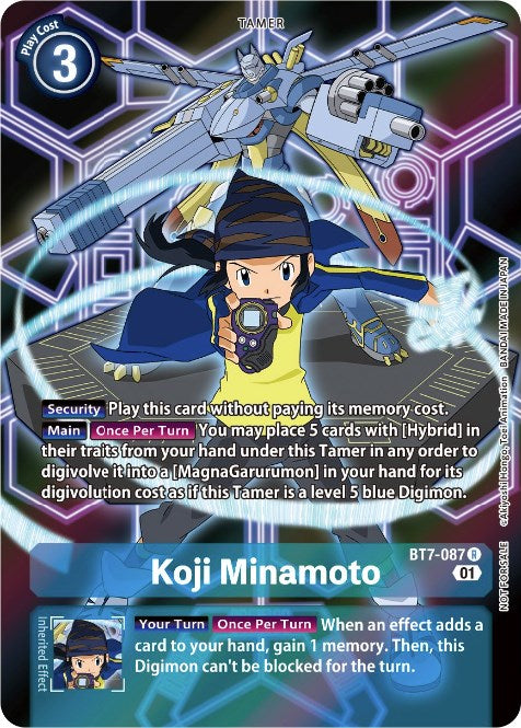 Koji Minamoto [BT7-087] (D-Scanner Alternate Art) [Next Adventure Promos]