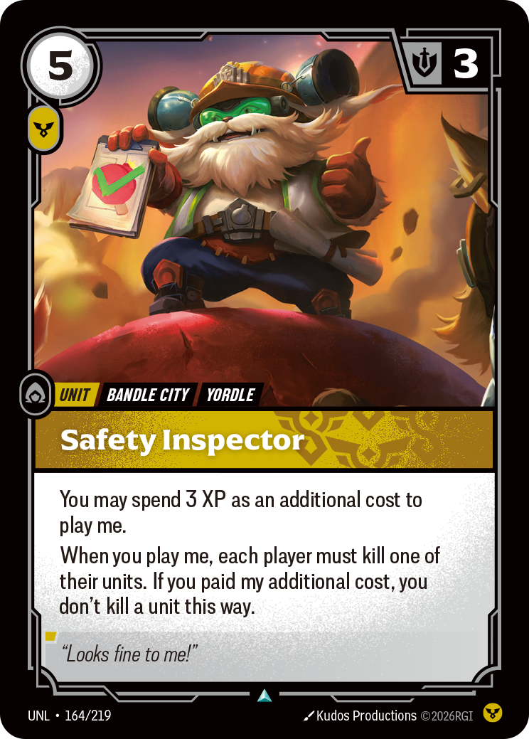 Safety Inspector (UNL-164/219) [Riftbound: Unleashed]
