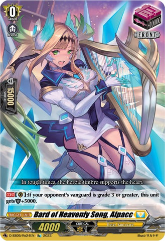 Bard of Heavenly Song, Alpacc (D-SS05/Re24EN) [Festival Booster 2023]