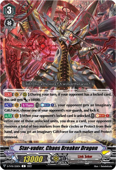 Star-vader, Chaos Breaker Dragon (D-PV01/255EN) [History Collection]