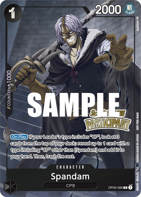 Spandam (Online Regional 2023) [Participant] [One Piece Promotion Cards]