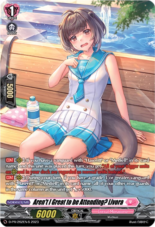 Aren't I Great to be Attending? Livora (Foil) (D-PR/262EN-S) [D Promo Cards]