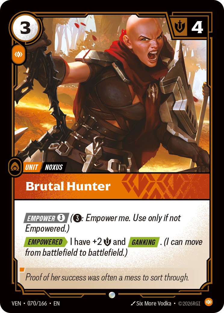 Brutal Hunter (VEN-070/166) [Riftbound: Vendetta]