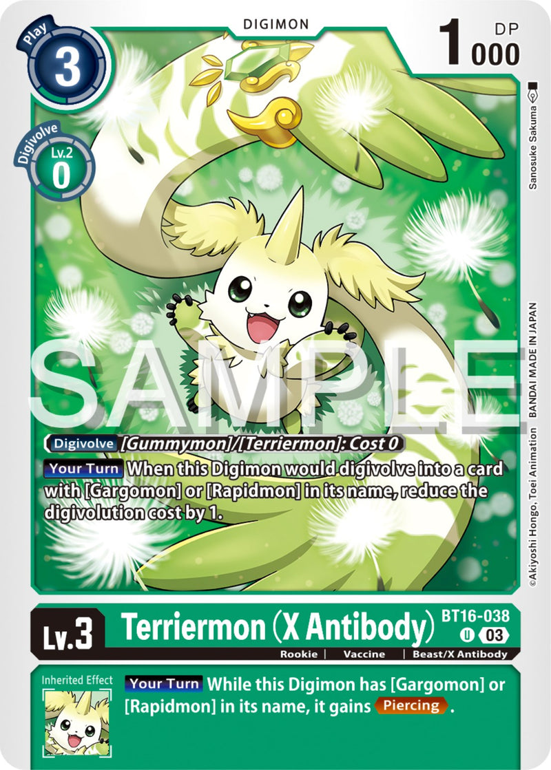 Terriermon (X Antibody) [BT16-038] [Beginning Observer]