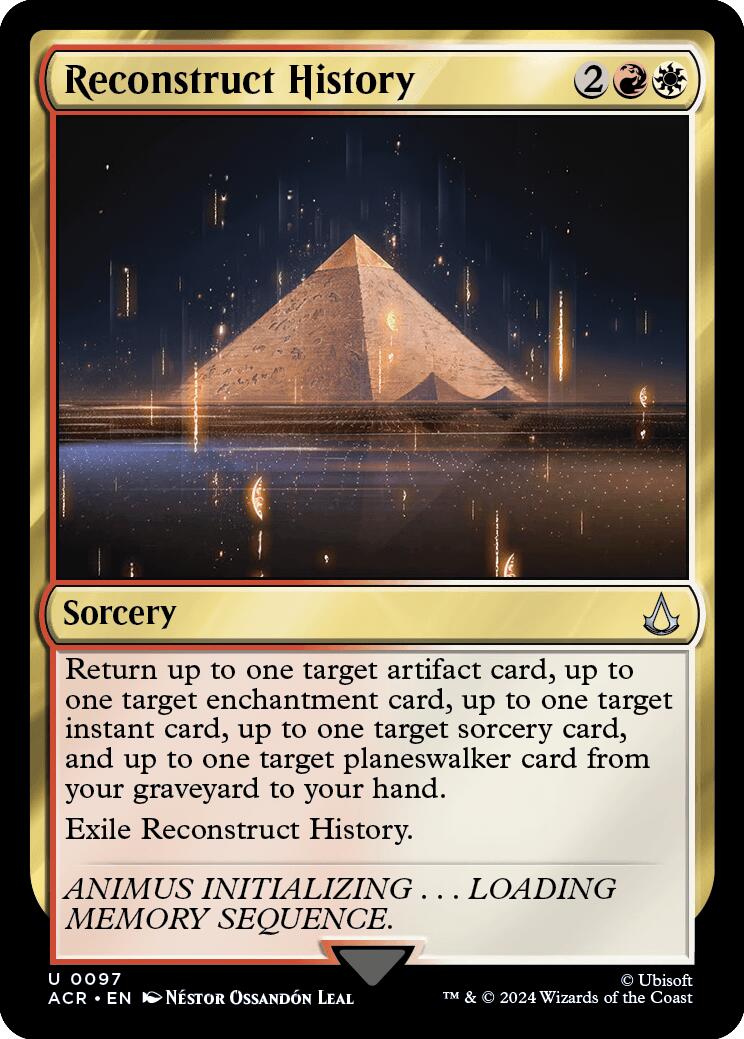 Reconstruct History [Assassin's Creed]