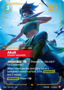 Akali, Deadly Weapon (VEN-021/166) [Riftbound: Vendetta]