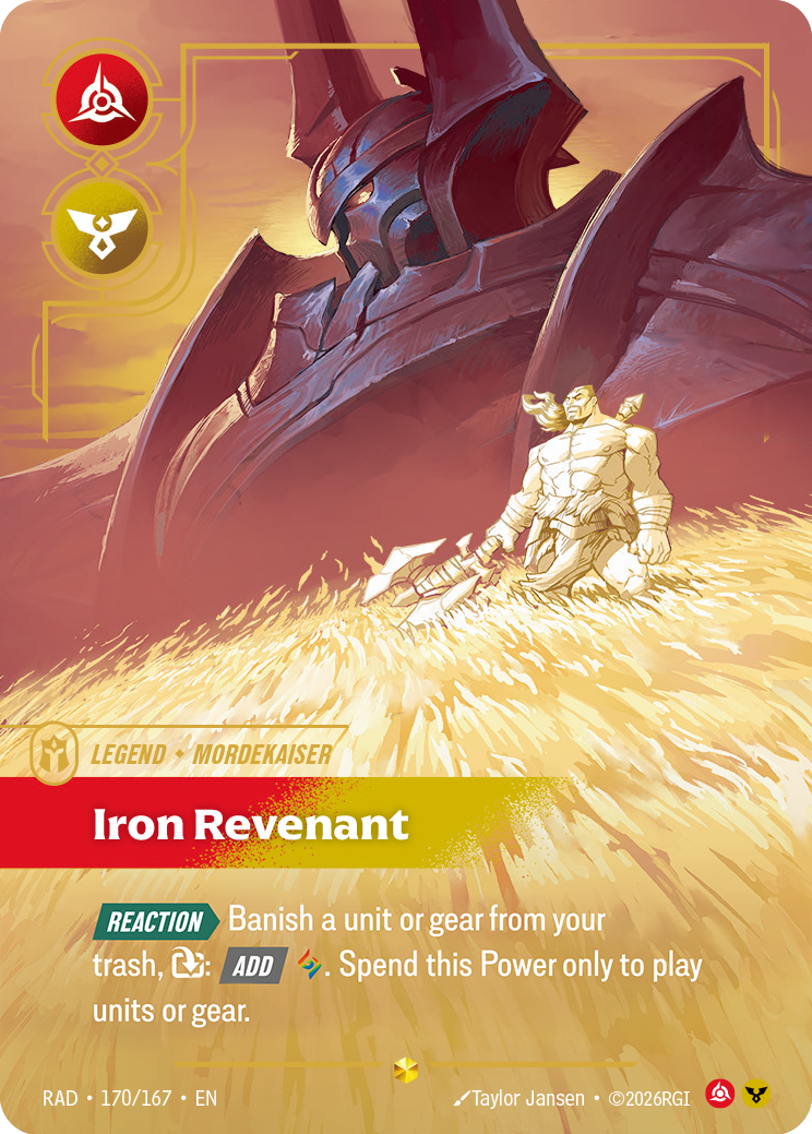 Mordekaiser - Iron Revenant (Signature) (RAD-170*/167) [Riftbound: Radiance]