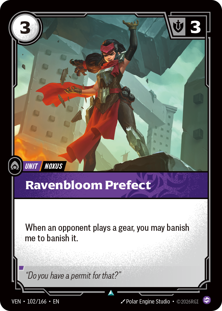 Ravenbloom Prefect (VEN-102/166) [Riftbound: Vendetta]