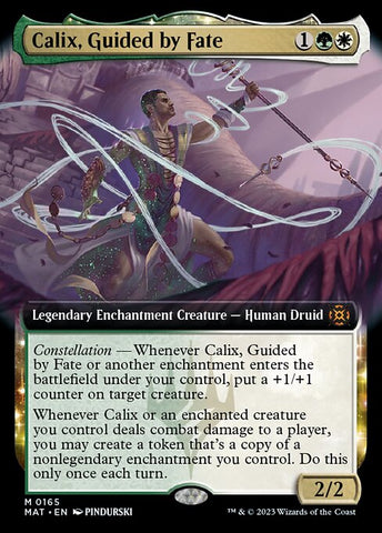 MAT-0165 - Calix, Guided by Fate - Extended Foil Mythic - NM