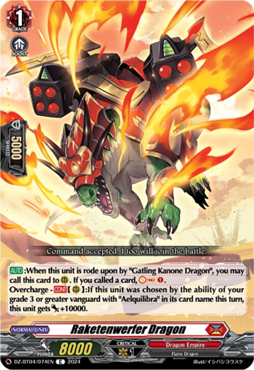 Raketenwerfer Dragon (DZ-BT04/074EN) [Destined Showdown]