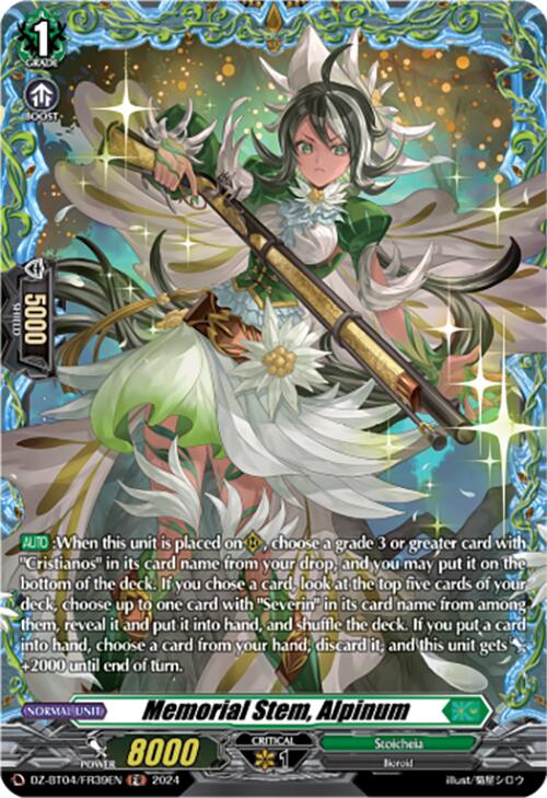 Memorial Stem, Alpinum (DZ-BT04/FR39EN) [Destined Showdown]
