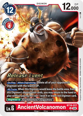 AncientVolcanomon [BT18-017] [Release Special Booster Ver.2.0 Promos]
