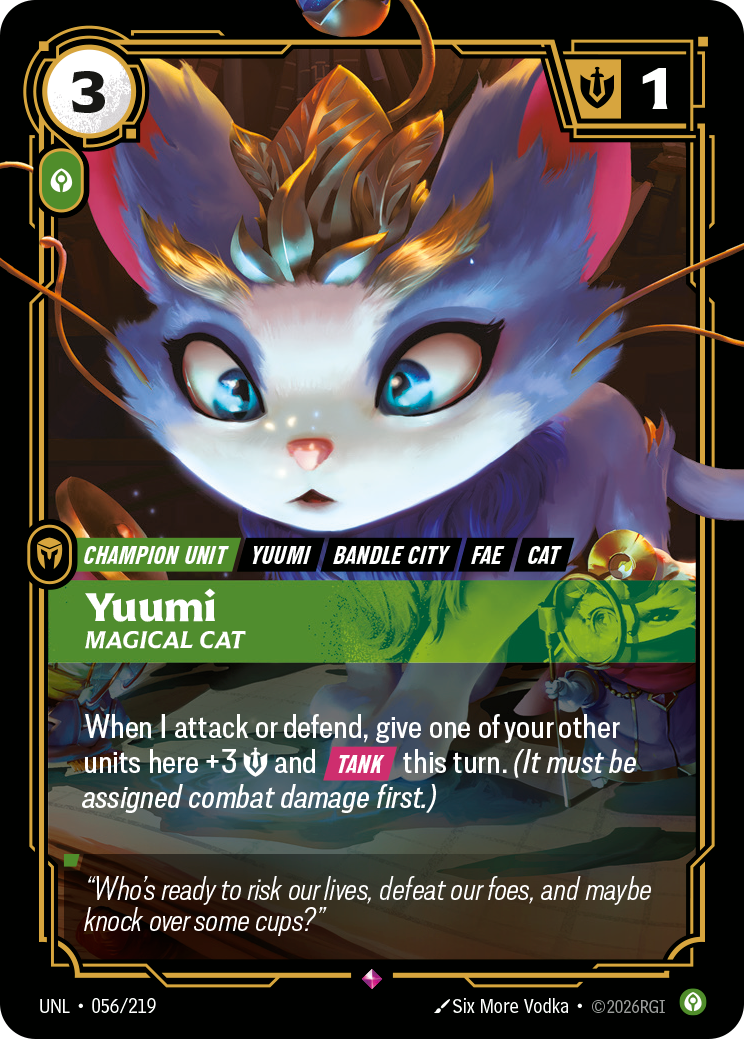 Yuumi - Magical Cat (UNL-056/219) [Riftbound: Unleashed]