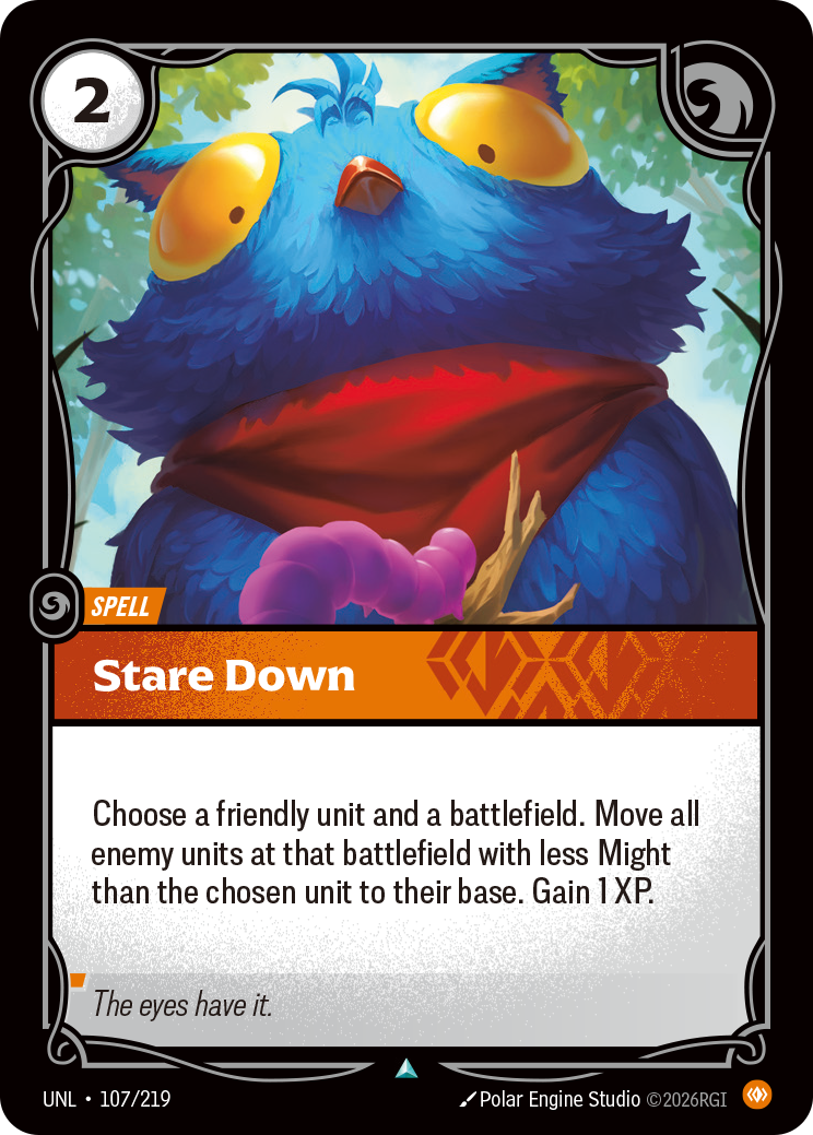 Stare Down (UNL-107/219) [Riftbound: Unleashed]