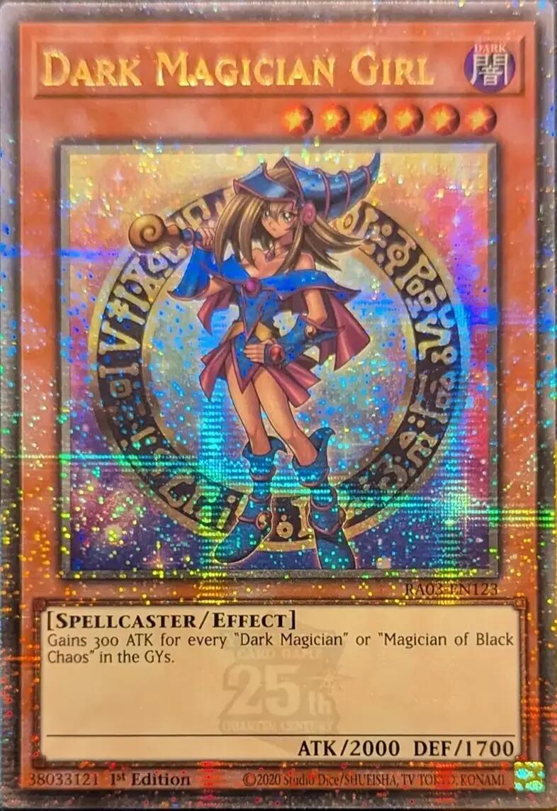 Dark Magician Girl (Quarter Century Secret Rare) (B) [RA03-EN123] Quar