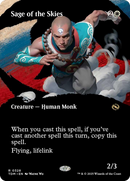 Sage of the Skies (Borderless) [Tarkir: Dragonstorm]