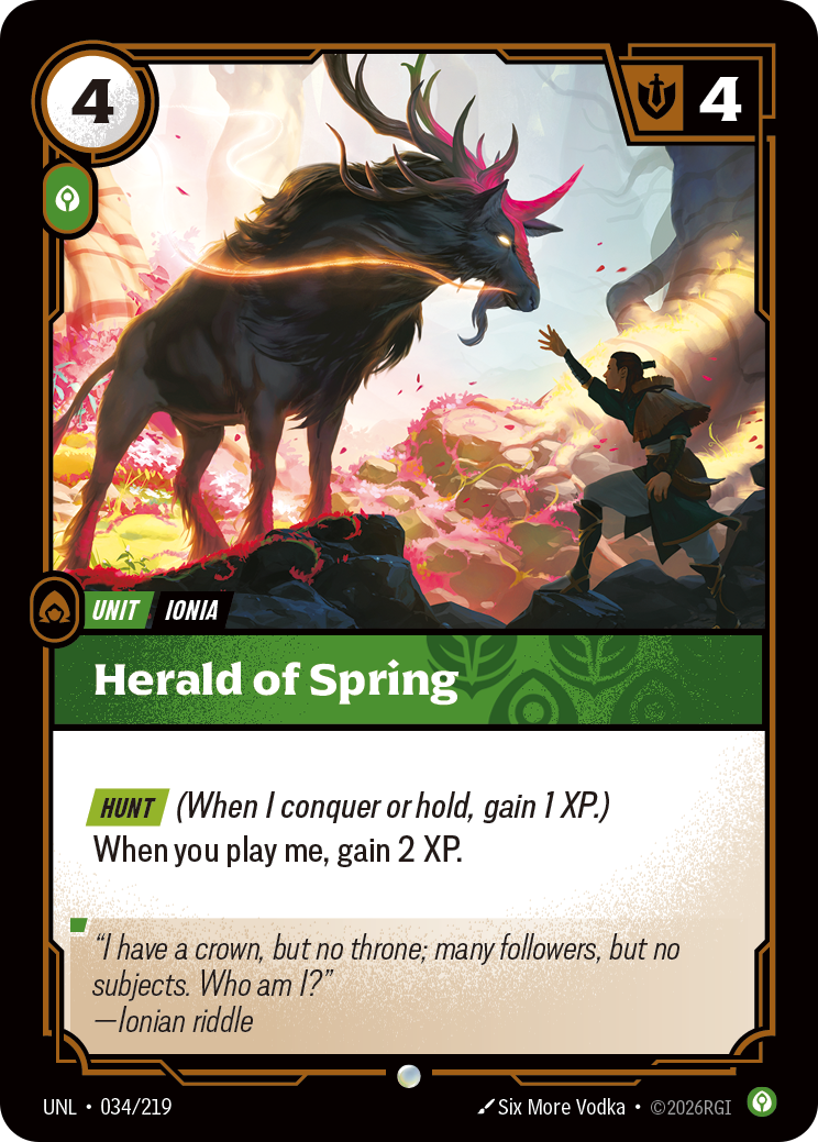 Herald of Spring (UNL-034/219) [Riftbound: Unleashed]