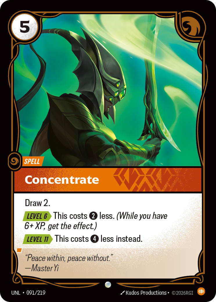 Concentrate (UNL-091/219) [Riftbound: Unleashed]