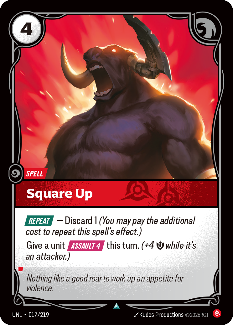Square Up (UNL-017/219) [Riftbound: Unleashed]