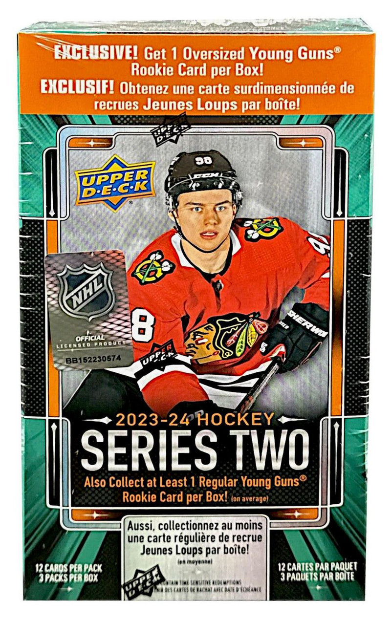 Upper Deck - 2023-24 Series 2 Hockey - Blaster Box (Bonus Oversize Exclusive)