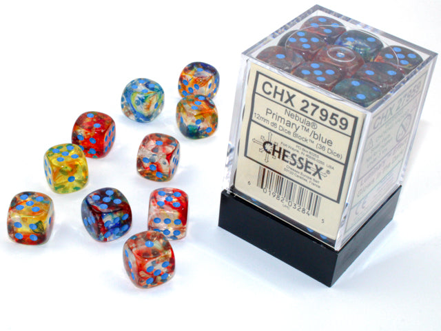 Chessex - CHX27959 - Nebula Primary/Turquoise 36D6