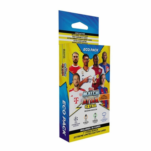 Topps - 2023-24 Match Attax Extra UEFA Champion's League Soccer - Eco Pack