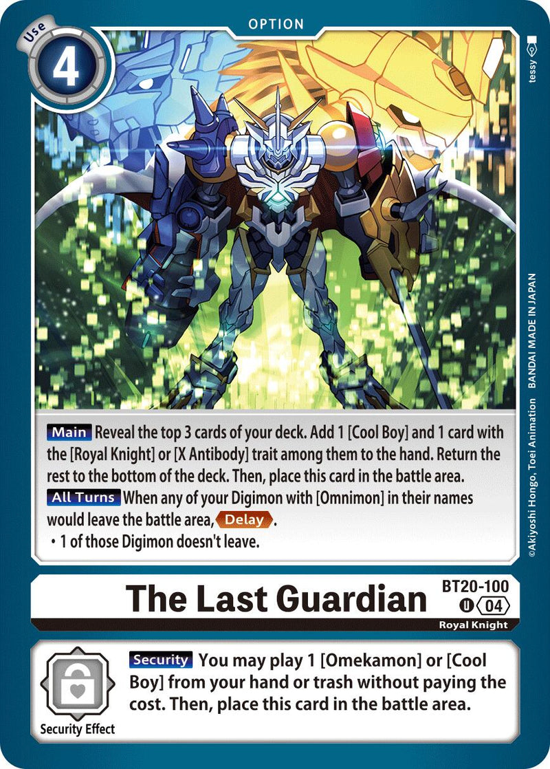 The Last Guardian [BT20-100] [Release Special Booster Ver.2.5]