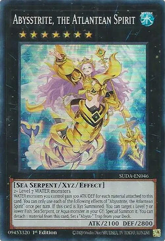 Abysstrite, the Atlantean Spirit [SUDA-EN046] Super Rare