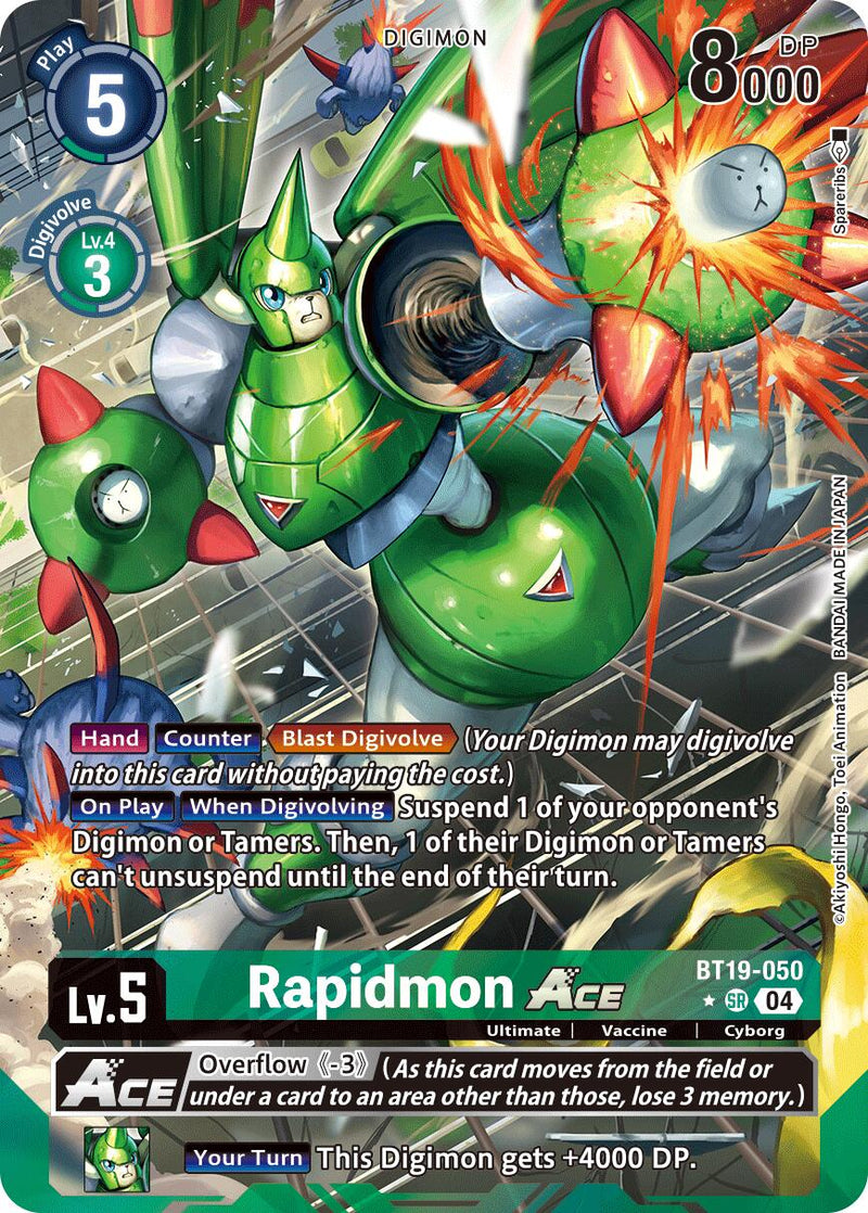 Rapidmon ACE [BT19-050] (Alternate Art) [Release Special Booster Ver.2.5]