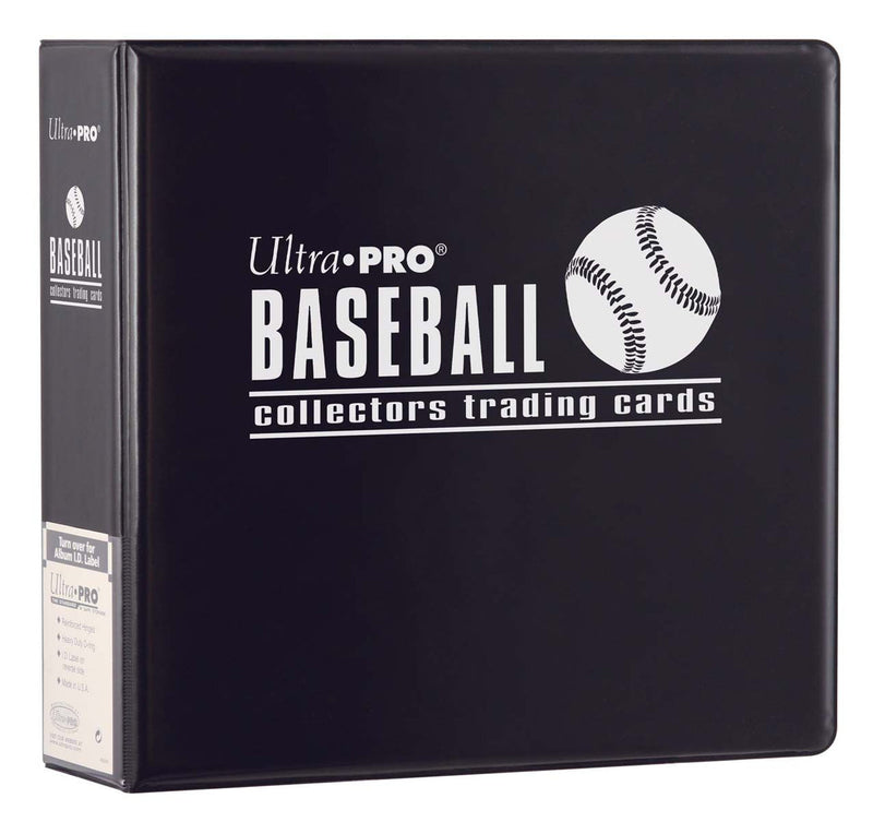 Ultra PRO: 3-Ring Binder - Baseball (Black)