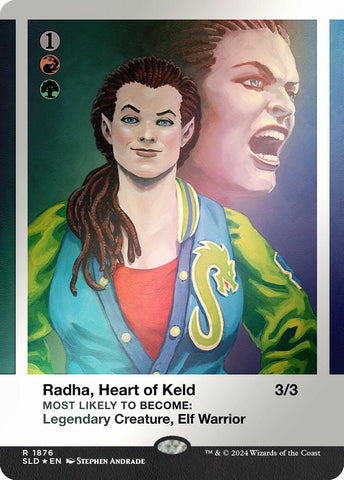 Radha, Heart of Keld (Rainbow Foil) [Secret Lair Drop Series]