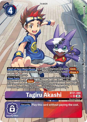 Tagiru Akashi [BT21-088] (Alternate Art) [World Convergence]