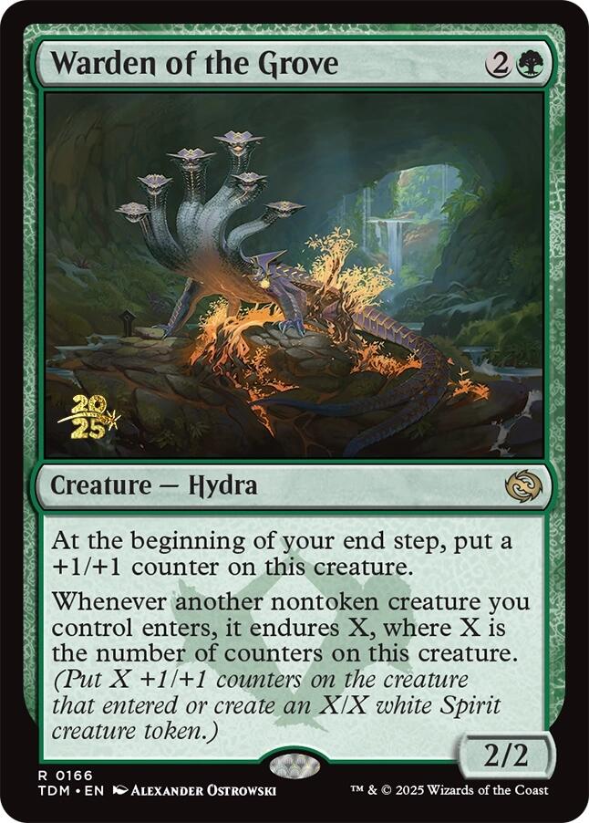 Warden of the Grove [Tarkir: Dragonstorm Prerelease Promos]