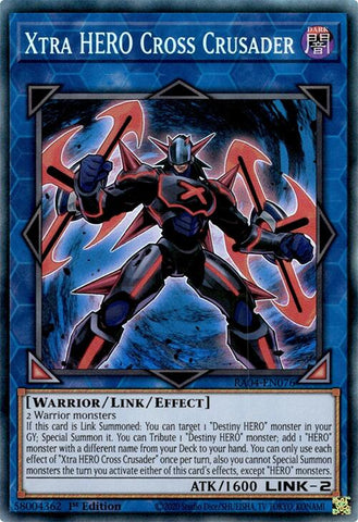 Xtra HERO Cross Crusader [RA04-EN076] Prismatic Collector's Rare