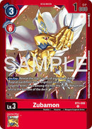 Zubamon [BT3-008] (Limited Card Pack -Billion Bullet-) [Limited Card Pack -Billion Bullet-]
