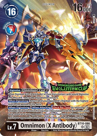 Omnimon [BT10-086] (X Antibody) (Evolution Cup 2025 Vol. 1) [Xros Encounter]