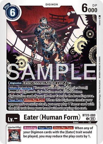 Eater [BT22-080] (Human Form) [Cyber Eden]
