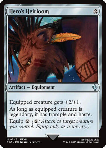 Hero's Heirloom (Surge Foil) [FINAL FANTASY Commander]