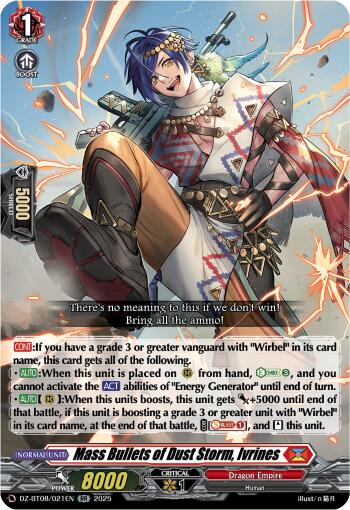Ammunition of Dust Storm, Ivrines (DZ-BT08/021EN) [Knights 0f Rebirth]