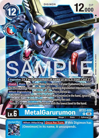 MetalGarurumon [BT22-026] [Cyber Eden]