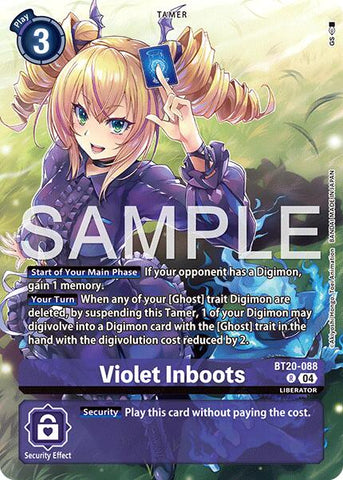 Violet Inboots [BT20-088] - BT20-088 (Digimon Liberator Debuggers Set) [Release Special Booster Ver.2.5 Promos]