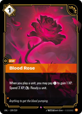 Blood Rose (UNL-109/219) [Riftbound: Unleashed]